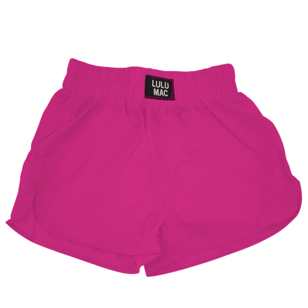 Girls Hot Pink Athletic Short