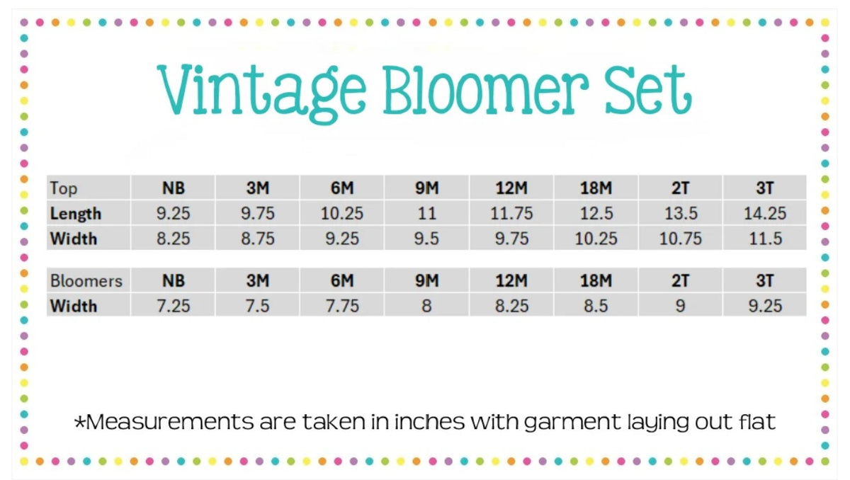 Girls Vintage Bloomer Set with Crochet