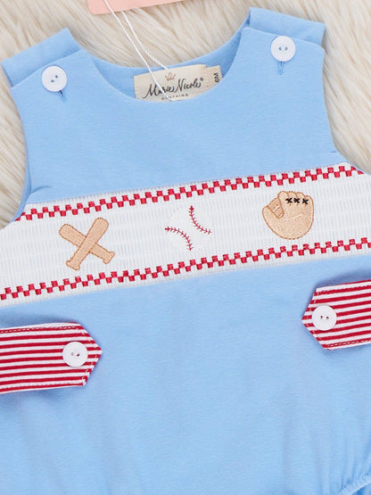 Home Run Batter Smocked Johnny: 12/18MOS