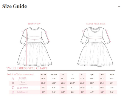 Candy Cane Lane 3/4 Sleeve Twirlee Dress
