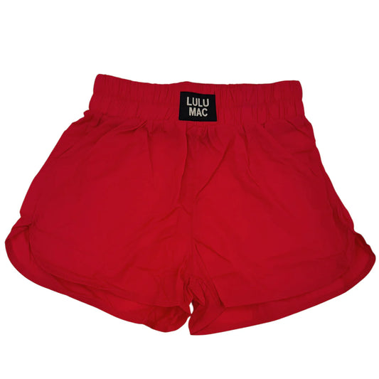 Lulu Mac Girls Red Athletic Short
