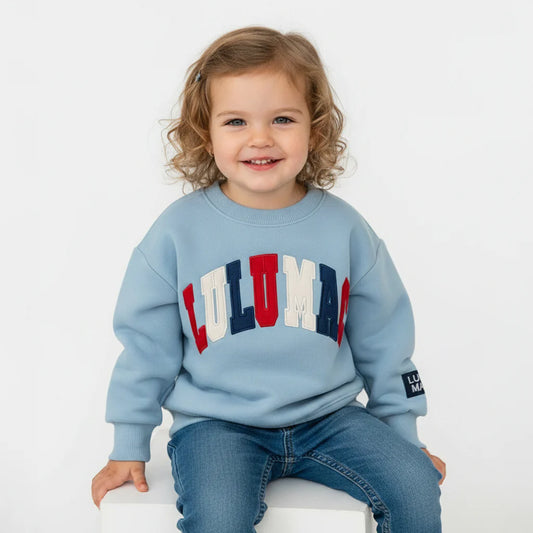 Lulu Mac Youth Light Blue Sweatshirt