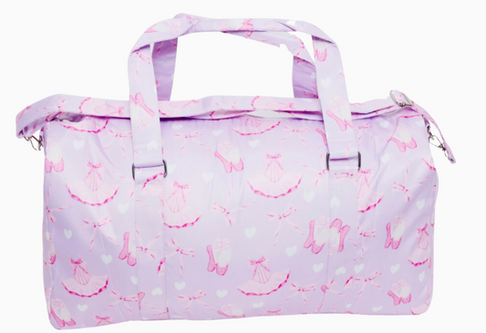Nylon Duffle Bag (Bows & Ballet)