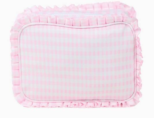 Nylon Everything Bag (Pink Gingham)