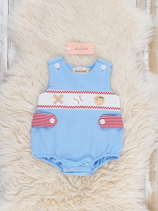 Home Run Batter Smocked Johnny: 12/18MOS